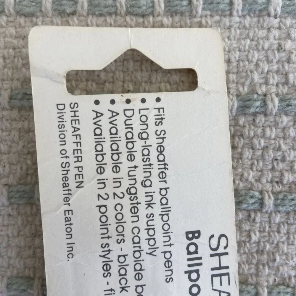 Vintage Sheaffer Ballpoint Pen Refill Blue Fine Point New Old Stock Sealed USA